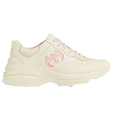 Gucci Rhyton Sneakers / Trainers Beige / Cream / Pink